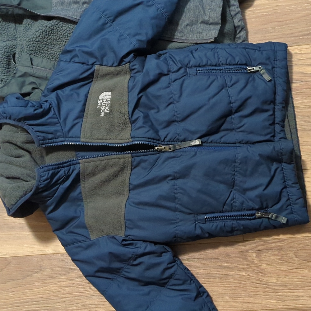 The North Face Navy and Charcoal Jacket